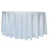 Venta caliente banquete de bodas fiesta hotel uso mantel redondo de jacquard de poliéster de 120 pulgadas
