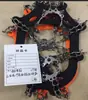 Crampons de silicone para comércio exterior para escalada na neve, montanhismo, esportes ao ar livre, crampons de TPE, capas antiderrapantes para sapatos, crampons de todos os tamanhos