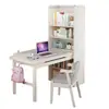 Escritorio Simple de Madera Maciza, Escritorio de Oficina, Mesa de Estudio, Silla de Estudio de Estilo Nórdico Moderno, Juego de Mesa y Silla para Estudiar Infantil