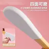 Lima Multifuncional Colorida de Doble Cara para Eliminar Piel Muerta y Callos, Color Macarrón, Lima de Madera de Haya Perforada para Pedicura