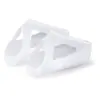 Cubierta de Talón Perforada para Aumentar la Altura de 2 cm y 3 cm, Media Plantilla de Talón para Aumentar la Altura Integrada de Sebs, Almohadilla de Talón de Silicona Biónica Slip-On