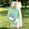 Nova Bolsa de Feltro para Pet, Bolsa de Ombro Portátil para Deslocamento, Grande Capacidade, Bolsa de Embalagem Fofa com Desenho Animado