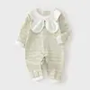 Roupas de Bebê Primavera e Outono Macacão Estilo Coreano Fofo Menina Bebê Princesa Recém-nascido Algodão Puro Classe A Passeio de Primavera