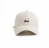 Nueva Gorra de Béisbol Estilo Coreano Simple con Letra Pequeña para Hombre y Mujer, Circunferencia de Cabeza Grande, Versátil y Blanca, Otoño Temprano 2025