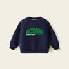 Suéter Grueso con Forro Polar para Niño Ropa de Invierno para Niños Otoño e Invierno Niños Niñas Bebé Cuello Redondo Top Cálido Ropa de Bebé