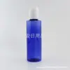 Garrafa preta com tampa basculante 100ml garrafa marrom para líquido medicinal 100ML garrafa azul com tampa de pressão garrafa para hidrolato frasco de amostra para shampoo