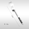 Espátula Pinza Giratoria para Freír Pescado de Acero Inoxidable 304 Girar Pescado Freír Pescado Artefacto Pinza Multifuncional para Bistec Pinza para Tortitas Espátula para Freír de Cocina