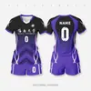 Conjunto de Uniforme de Vôlei, Camisa de Vôlei Feminina com Design Estampado, Traje Esportivo Respirável de Secagem Rápida, Uniforme de Vôlei Estampado Digital em Corpo Inteiro