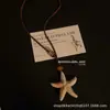 Nuevo Collar Largo Estilo Coreano Estrella de Mar para Mujer 2025 Cadena para Suéter de Gama Alta Ins Nicho Ajustable