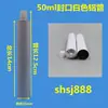 Tubo de Aluminio para Pasta de Dientes, Tubo Suave para Dispensar Pegamento, Pintura, Asfalto, Tubo Separador Blanco, Tubo de Aluminio para Pasta de Dientes Metálico Dispensador