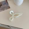 Horquilla para el pelo con forma de tiburón, grande, elegante y novedosa, de 11 cm, con forma de lazo, para la parte trasera de la cabeza, accesorio para el cabello