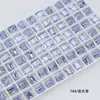 Cristal Dongzhou 8*10 Rocas Medianas Azúcar Cristalizado Pedrería para Uñas Rectangular Ángulo Recto Cubo de Azúcar Fondo Puntiagudo Brillante Vidrio K9 Accesorios para Uñas
