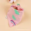 Toalla triangular de algodón para bebé toalla para recién nacido anti-escupir leche agua saliva toalla para bebé niño y niña babero de algodón toalla base para babero