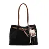 Bolsa de Camurça Feminina Grande Capacidade 2025 Nova Outono e Inverno Versátil Fosca Retrô Bolsa de Ombro Bolsa Tote para o Dia a Dia