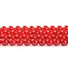 Jingdian Jewelry Ágata Natural Cuentas Sueltas Ágata Roja Cuentas Redondas DIY Accesorios de Joyería Semiterminados Venta al por Mayor