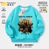 Sudadera Delta Action con Cuello Redondo para Niños con Estampado de Rosa Dorada, Temática de Ratón y Rata, Conjunto de Pantalones de Chándal Otoño/Invierno