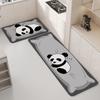 Alfombrilla de Pie Absorbente de Agua y Seca de Aceite para Cocina Dibujos Animados Imitación de Barro de Diatomeas Rectangular Antideslizante Fácil de Limpiar y Reemplazable por Cabello
