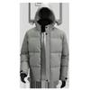 Comercio Exterior Transfronterizo Exportación Otoño e Invierno 2025 Nueva Chaqueta de Algodón con Capucha de Longitud Media para Hombre Ropa para Invierno Extremo Talla Europea