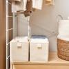 Caja de Almacenamiento con Cajón de Tela Oxford de Ranura Estrecha, Armario Estrecho y Largo, Artefacto de Almacenamiento, Caja Organizadora, Caja de Almacenamiento para Ropa Interior y Pantalones