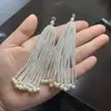 DIY borla contas de concha natural pérolas de água doce franja feita à mão broche fivela de coroa par de pingentes de brinco ametista roxa