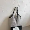 Bolsa de lona de lunares de gran capacidad transfronteriza, estilo coreano para chica, bolsa de mano estilo coreano para estudiante, bolso de hombro individual moderno para ir al trabajo