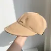 2025 Chapéu de Sol Anti-UV Estilo Zhao Rusi para Mulheres Primavera e Verão Chapéu de Sol Anti-Ultravioleta para Rosto Exposto Aba de Pato Chapéu de Pescador