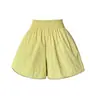 Shorts blancos para mujer 2026 verano nuevo falda-pantalón de encaje pantalones casuales holgados versátil de cintura alta falda corta de línea A