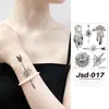 Nuevas pegatinas de tatuaje temporales negras individuales transfronterizas, pegatinas personalizadas para la cara, pegatinas para el brazo, pegatinas para la clavícula, pegatina de tatuaje