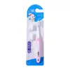 Cepillo de Dientes Infantil Aishukou con Cabezal de Silicona Intercambiable, Cerdas Suaves para los Dientes de Leche del Bebé, Silicona Nano Intercambiable al por Mayor