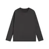 Estilo Americano 280g Unissex Forrado com Fleece Gola Redonda Cor Sólida Camiseta Base Moletom Casual Tendência Versátil Tops de Casal