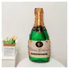 Balões de Decoração de Aniversário Arranjo de Cena Garrafa de Vinho Taça de Vinho Balões de Folha de Alumínio Reunião de Festa KTV Bar Copa do Mundo
