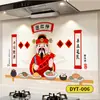 Pegatinas a Prueba de Aceite para Cocina, Papel Tapiz Resistente al Fuego y a Altas Temperaturas, Campana Extractora Impermeable Autoadhesiva, Película Decorativa de Pared para Estufa Doméstica