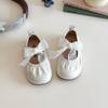 Zapatos Pequeños de Cuero para Niñas Diseño 2025 Primavera y Otoño Nuevos Zapatos Planos Suaves para Niños Zapatos de Princesa para Bebé Niña