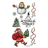 Fábrica de adesivos de tatuagem de Natal fornecimento direto transfronteiriço em estoque adesivos divertidos para o rosto adesivos de tatuagem de desenho animado para crianças