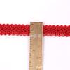 Nova quente 1.1 cm poliéster centopéia laço cor onda laço perene mancha laço herringtone