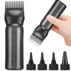 Botella para Tintorería con Escala, Botella para Loción de Permanente de Peluquería, Recipiente para Lavado de Cabello, Botella de Limpieza, Peine Medicinal, Spray de Agujero Único para Permanente y Teñido de Cabello
