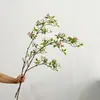 Isla simulada de un solo ramo con contenido Yang, flor de manantial, pequeño floral, adornos para sala de estar, decoración floral para bodas y hoteles, arreglo floral