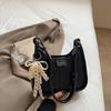 Bolsa de Ombro Textive Grande Capacidade Transfronteiriça Bolsa Simples Feminina 2025 Primavera Nova Moda Tendência Bolsa de Ombro Bolsa de Mão