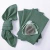 Servilletas Nuevas de Algodón y Lino 42*42cm, Servilletas Lavables, Servilletas de Mesa Estilo Occidental, Adecuadas para Eventos Familiares y Fiestas