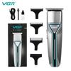 Vgr008 Tijeras Nuevas Transfronterizas para Cabello Tijeras para Hombre con Cabeza de Aceite Tallada Afeitadora Eléctrica Cortapelos Eléctrico Recargable por USB