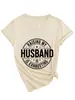 Raising My Husband Estación Europea Ebay Amazon Camiseta Cómoda y Elegante de Mujer Cuello en V Manga Corta Transfronteriza