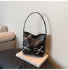 Bolso Plateado Estilo Ballet Diseño de Nicho Dulce Fresco Estilo Chica Picante 2025 Nueva Llegada Bolso Pequeño con Lazo Bolso de Hombro