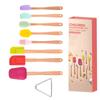 Mini raspador de repostería para niños, cepillo, utensilio, juego de 8 piezas, mini espátula para pasteles, pequeño pincel de aceite, kit para manualidades