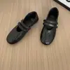 Zapatos Mary Jane Planos de Piel con Velcro de Moda, Zapatos de Mujer Estilo Nuevo, Versión Retro Cómoda Versátil 2026