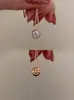 Colar Bolha Rosto Sorridente com Diamante Único Estilo Minimalista Popular do Xiaohongshu, Joia de Design de Nicho, Corrente para Clavícula Feminina, Peça Única Dropshipping