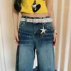 Cinturón Colorido de Estrella Estilo Milenio Y2K para Mujer, Decoración de Cinturón Estilo Chica Picante de Nicho para Vestidos y Accesorios de Jeans