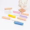 Manijas Artísticas de Madera Maciza de Colores, Manijas de Madera Multifuncionales Creativas, Manijas de Madera para Muebles Multiusos de Madera de Caucho, Personalizables