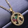 Collar de Doce Constelaciones para Mujer, Ligero, de Lujo, Moderno, con Cadena de Clavícula Personalizada, Simple, con Microincrustaciones de Circonio, Accesorios de Ropa