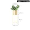 Soporte de flores nórdico para sala de estar, soporte de flores simple con rábano verde, estante de almacenamiento de lujo ligero de múltiples capas, soporte para macetas de interior