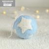 Nueva Bola de Navidad Roja y Blanca de Fieltro de Lana Adorno Colgante para Decoración de Árbol de Navidad Accesorios Suministros para Decoración de Ambiente Venta al por Mayor
